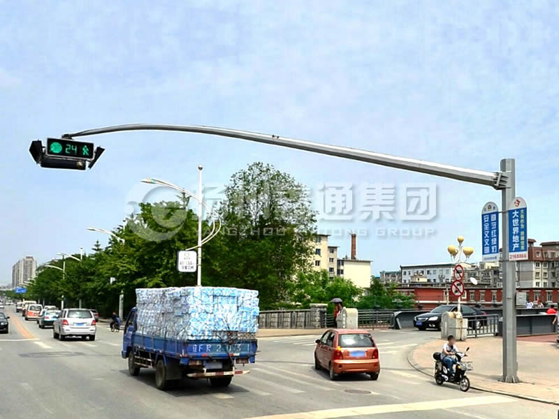 XHDG-048，吊籠式信號(hào)燈桿，吉林信號(hào)燈桿